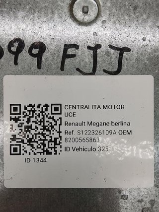 Centralita motor renault 8200565863 scenic 1344