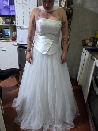 Vestido de Novia Blanco L o XL