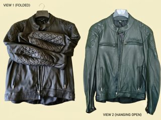 Chaqueta de cuero para moto