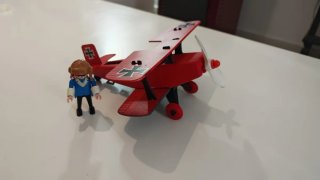 Avión Playmobil Barón Rojo custom 3246