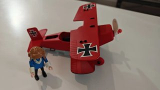 Avión Playmobil Barón Rojo custom 3246
