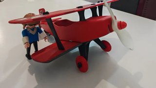 Avión Playmobil Barón Rojo custom 3246