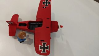 Avión Playmobil Barón Rojo custom 3246