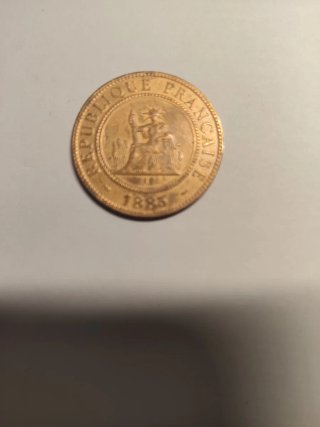 Moneda 1 Centime République Française 1885