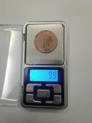Moneda 1 Centime République Française 1885