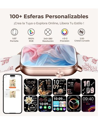Reloj Inteligente Iaret Mujer Rose Gold