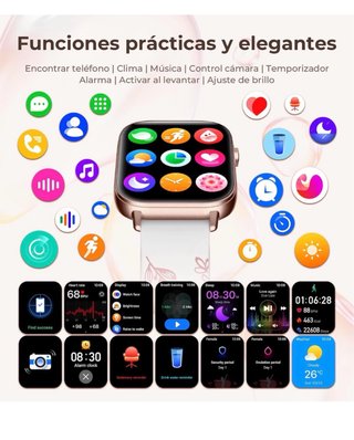 Reloj Inteligente Iaret Mujer Rose Gold