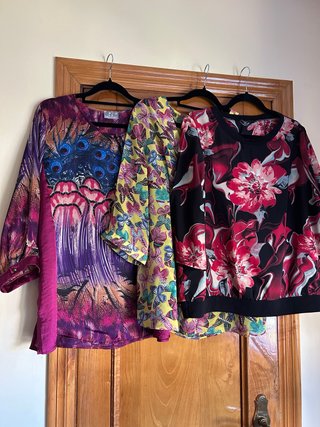 3 Blusones Mujer Talla L/XL