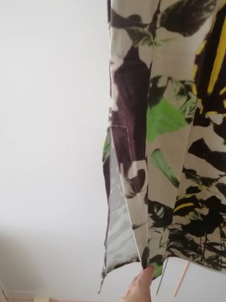 Vestido algodon estampado abstracto Parfois