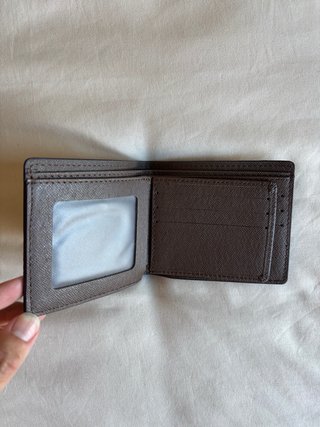 Portafogli elegante da uomo con stampa classica del marchio