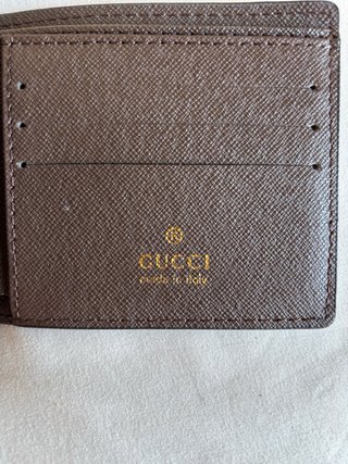 Portafogli elegante da uomo con stampa classica del marchio