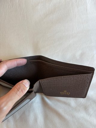 Portafogli elegante da uomo con stampa classica del marchio