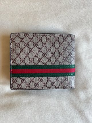 Portafogli elegante da uomo con stampa classica del marchio