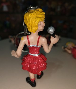 Lote 5 llaveros goma pvc Madonna comics spain