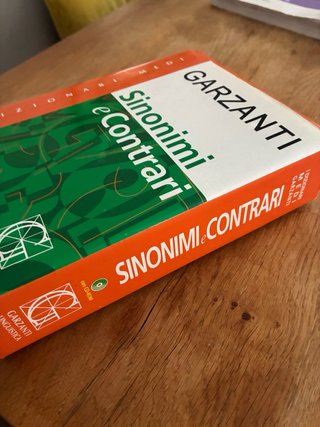 Dizionari italiano -Sinonimi e contrari