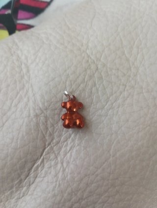 Colgante Tous Oso Bold Naranja Aluminio