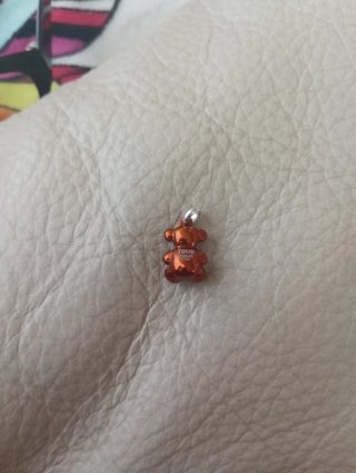 Colgante Tous Oso Bold Naranja Aluminio
