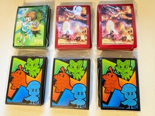 Pack 65 fundas para cartas Pokemon TCG