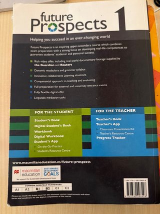FUTURE PROSPECTS 1 Student's book: libro de tex...