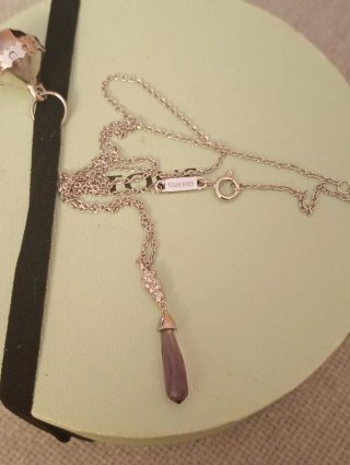 Colgante Tous Amatista y Diamantes Plata
