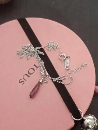 Colgante Tous Amatista y Diamantes Plata