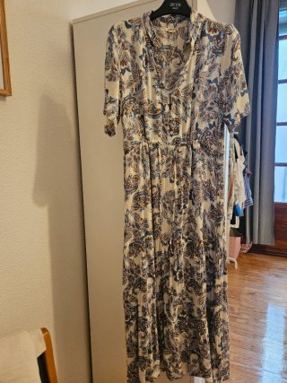 Vestido largo estampado OPTION CONCEPT