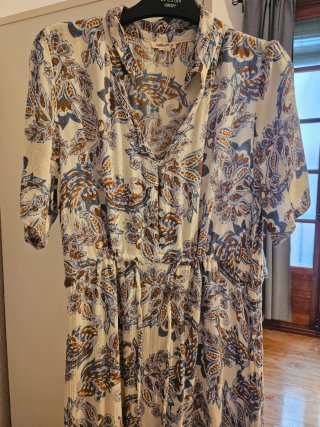 Vestido largo estampado OPTION CONCEPT