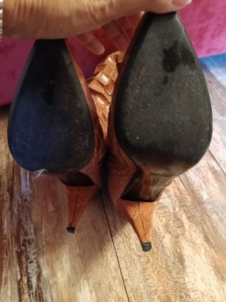 Stivaletti cocco tacco cono