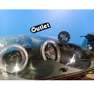 OL FAROS PARA FORD FIESTA 02-08 OJOS ANGEL FONDO NEGRO R1455