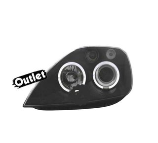 OL FAROS PARA FORD FIESTA 02-08 OJOS ANGEL FONDO NEGRO R1455