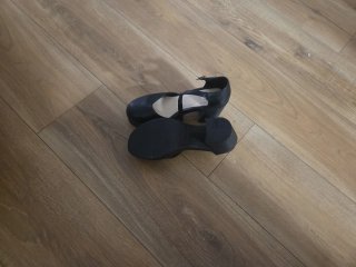 Zapatos negros tacón plataforma 39