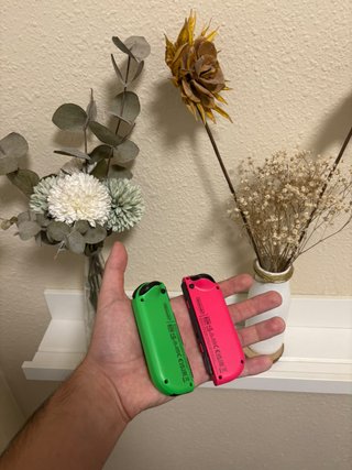 Nuevos JoyCons para Nintendo Switch Rosa y Verde