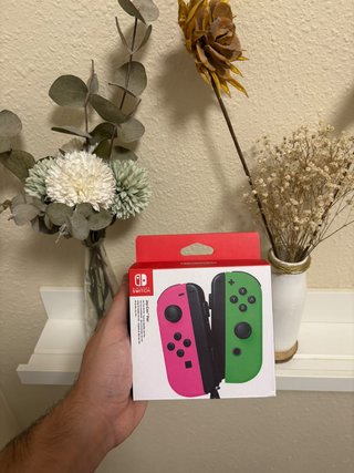 Nuevos JoyCons para Nintendo Switch Rosa y Verde