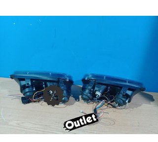 OL FAROS VOLKSWAGEN VW GOLF 4 OJOS ANGEL LED LOOK R32 FONDO