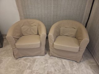 Sillón individual IKEA beige