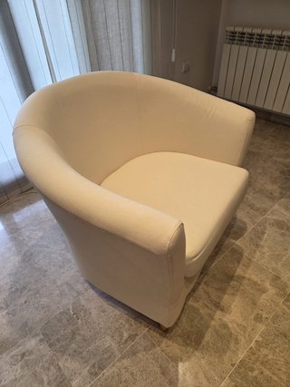 Sillón individual IKEA beige