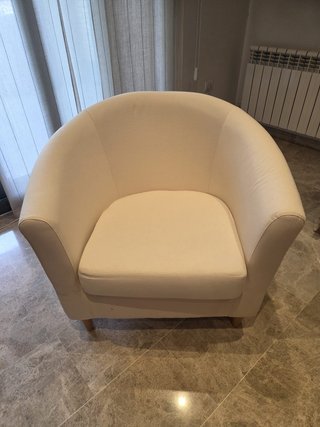Sillón individual IKEA beige
