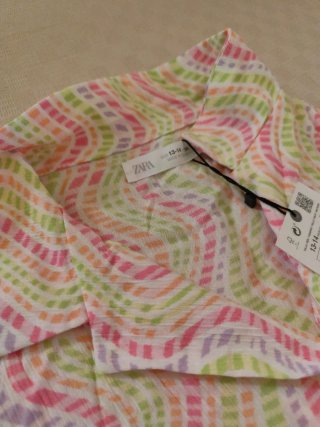 Conjunto Zara Top y Blusa Veraniego Talla M