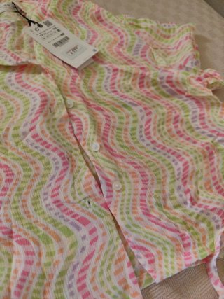 Conjunto Zara Top y Blusa Veraniego Talla M