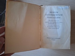 Nuevo Testamento en griego y latin, 1963