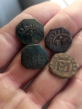 Lote 4 Monedas Maravedís Navarra