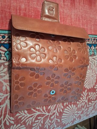 Cartera mujer EL POTRO floral marrón