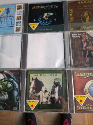 CDs Jethro Tull: Rock Island, Aqualung, Heavy Hors