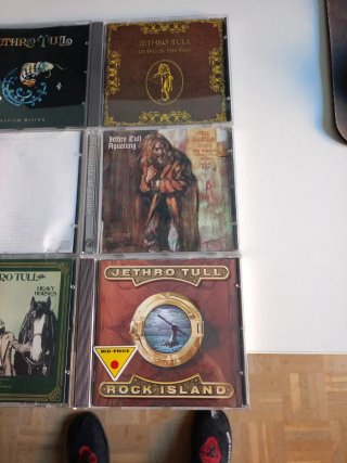 CDs Jethro Tull: Rock Island, Aqualung, Heavy Hors