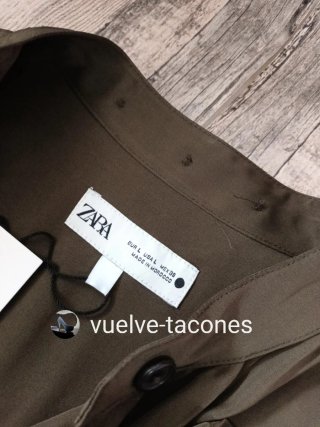 Vestido camisero asimétrico ♡ Zara Studio * T.L.