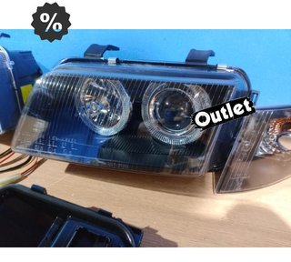 OL FAROS AUDI A4 B5 94-98 OJOS ANGEL CLASSIC NEGROS R011257C