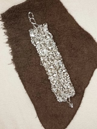 Pulsera Rocalía y Cristal Roca