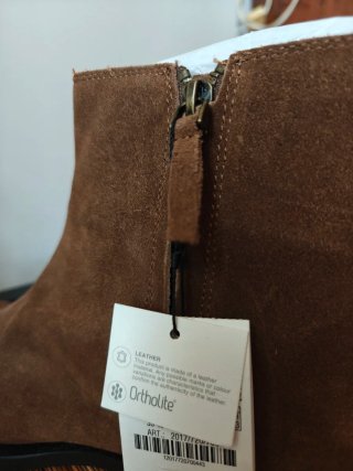 Stivaletti Zara marroni scamosciati Varie taglie