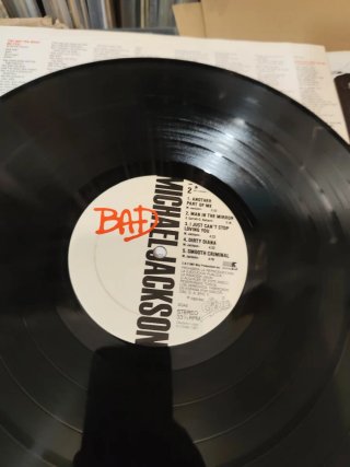 Vinilo Michael Jackson Bad primera edición español