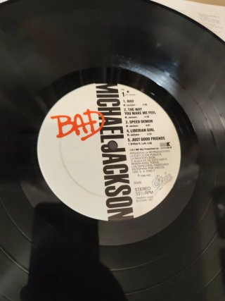 Vinilo Michael Jackson Bad primera edición español